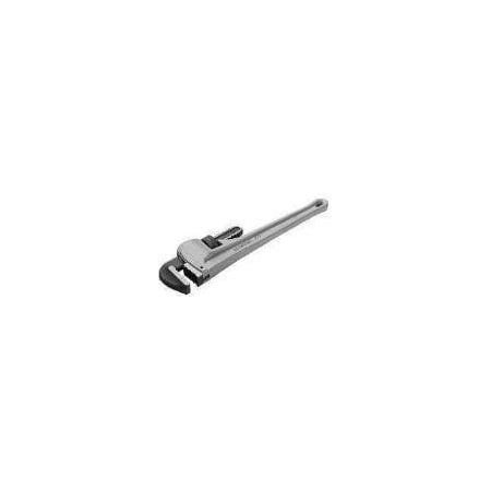 Tolsen 24 Aluminum Pipe Wrench Jaw Drop-Forged with High Quality CrMo Steel, Aluminum Alloy Body 10225